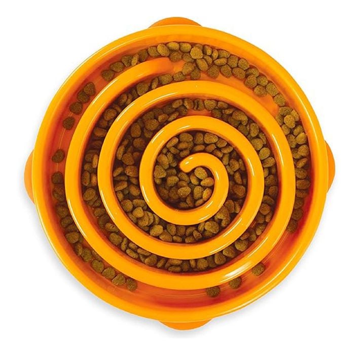 Outward Hound Fun Feeder Slo Bowl For Dogs - Orange 1 X Regular