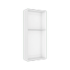Lugna 2048 x 900 x 380mm White Cabinet Shell