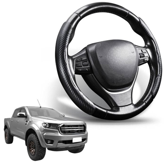 Segmented Steering Wheel Cover for Ford Ranger 2018 - 2022 (PX3 Dual Cab Ute)