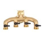 Nylex Brass Four Way Manifold