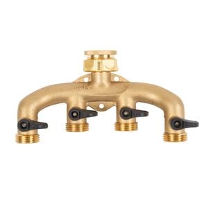 Nylex Brass 4 Way Tap Adaptor