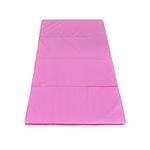 Large 240cm X 120cm X 4cm Gymnastics Folding Gym Exercise Yoga Mat - Pink