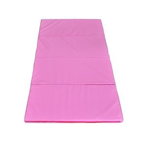 Large 240cm X 120cm X 4cm Gymnastics Folding Gym Exercise Yoga Mat - Pink