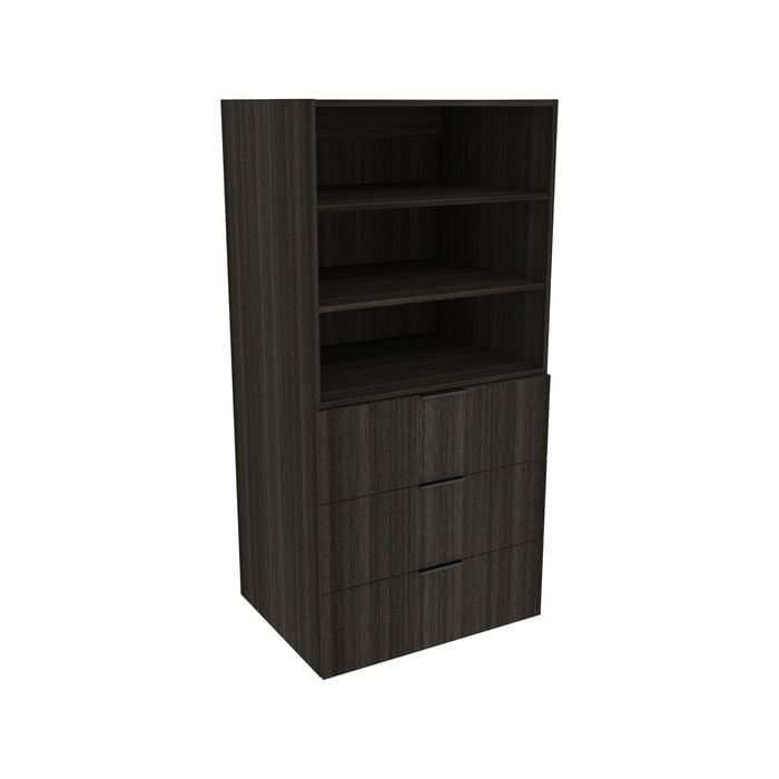 Lugna 1536 x 750 x 580mm Storm 3 Shelf 3 Drawer Storage Cabinet