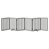 Alopet Wooden Pet Gate Dog Fence 284x80cm 6 Panels Safety Stair Barrier Security Door