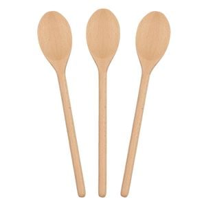 Argon Tableware Wooden Cooking Spoons - 30cm - Pack of 3