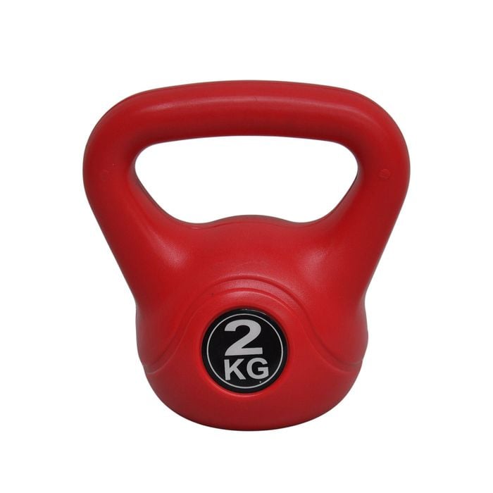 2kg Kettlebell - Home Gym PVC Kettlebell Weight Fitness Exercise