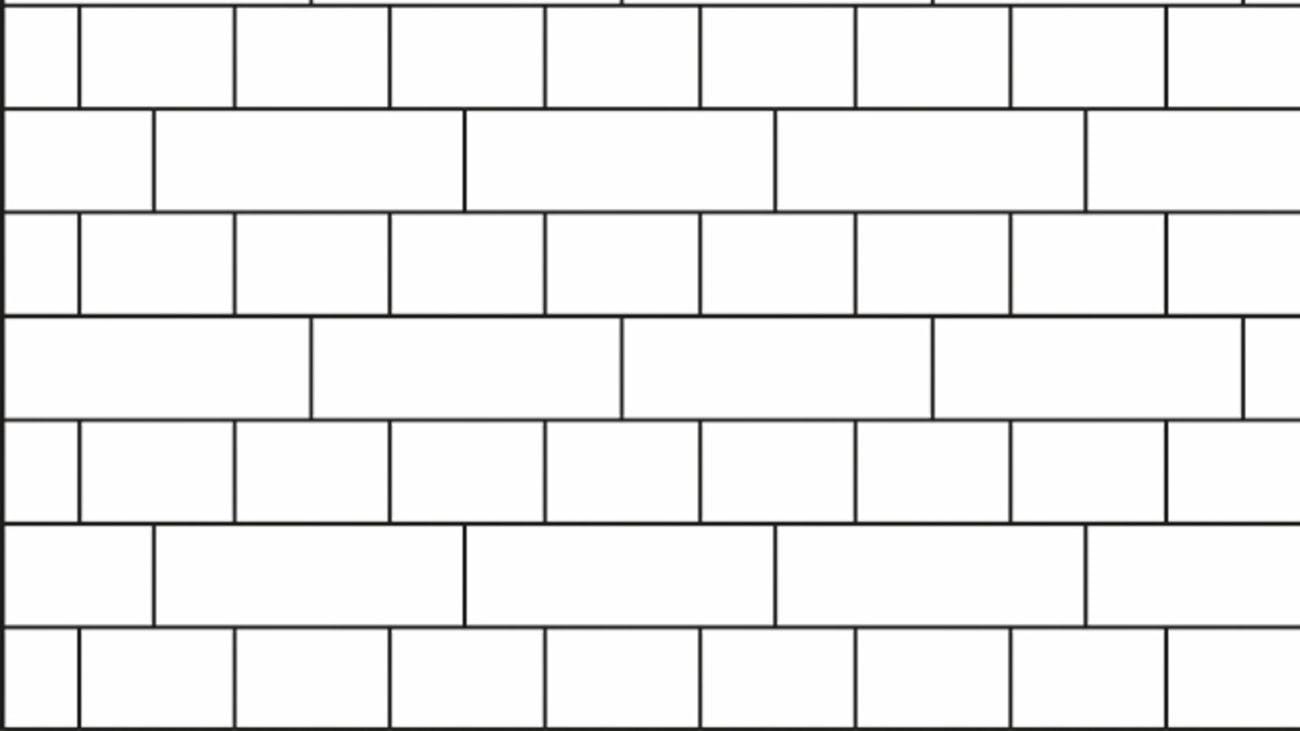 English cross bond tile pattern