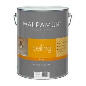 Walpamur Ceiling 10L Flat White Paint