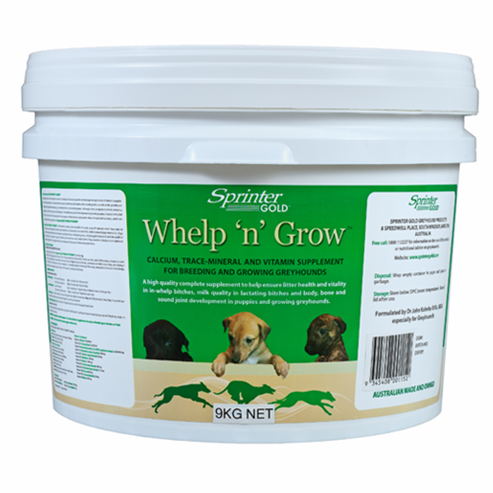 Sprinter Gold Whelp N Grow Breeding & Growing Greyhound Supplement 9kg