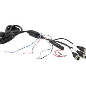 Elinz Power Harness for GEAR7S Monitor 12V 24V 3 AV Inputs 4PIN Advanced Car Truck Caravan - GEAR7S