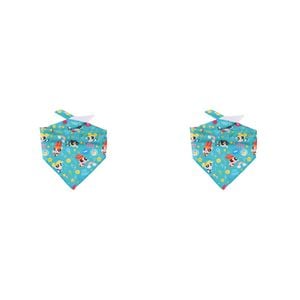 The Stubby Club Powerpuff Girls Themed Dog Bandana Small 2 Pack
