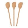 Argon Tableware Wooden Scraper Spoons - 30cm - Pack of 3