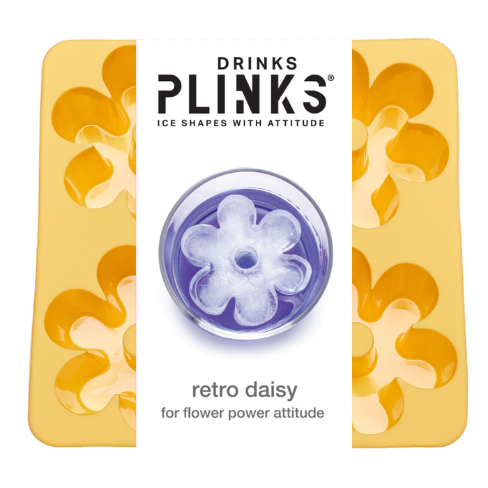 DrinksPlinks Yellow Daisy Ice Cube Tray
