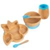 Tiny Dining 5pc Bamboo Unicorn Baby Weaning Set
