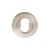Zanda 55mm Diameter Brushed Nickel Round Oval Escutcheon