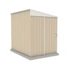 Absco Sheds 1.52 x 2.26 x 2.06m Classic Cream Narrow Single Door Garden Shed