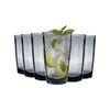 Bormioli Rocco Pulsar Ridged Highball Cocktail Glasses Set - 470ml - Pack Of 12