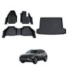 AUSGO Floor Mats & Boot Liner Set for Hyundai Tucson Petrol / Diesel 2021-Onwards Car Floor Liners Cargo Mat