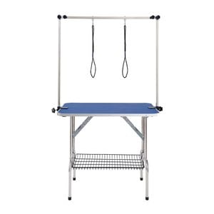 VEVOR 915x610mm Pet Grooming Table Arm Blue with Clamp for Medium and Small Dogs