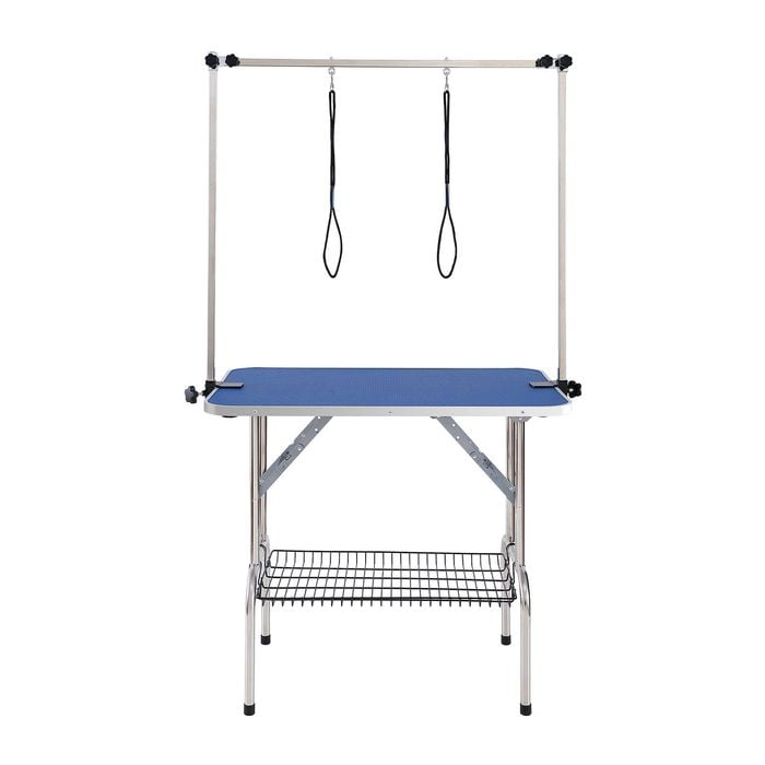 VEVOR 915x610mm Pet Grooming Table Arm Blue with Clamp for Medium