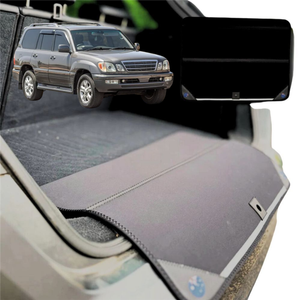 Rear Cargo Boot Bumper Protector for Lexus LX 1998 - 2007 (J100) - XL (98 x 55) - Black