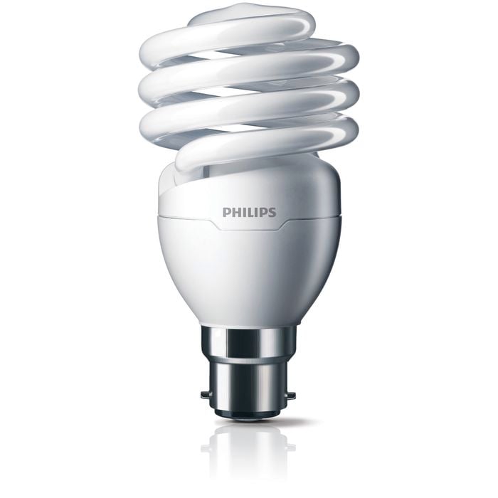 Philips Spiral B22 CFL 1550Lm Warm White 24W Globe