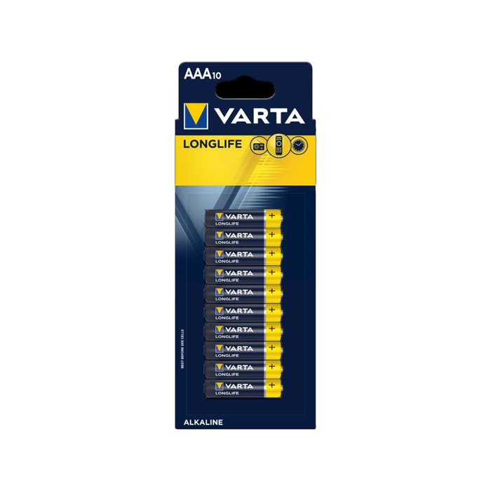 Varta AAA Alkaline Batteries - 10 Pack
