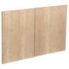 Kaboodle 900mm Hazelnut V Modern Rangehood Cabinet Doors - 2 Pack
