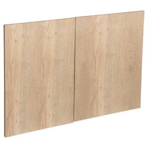 Kaboodle 900mm Hazelnut V Modern Rangehood Cabinet Doors - 2 Pack