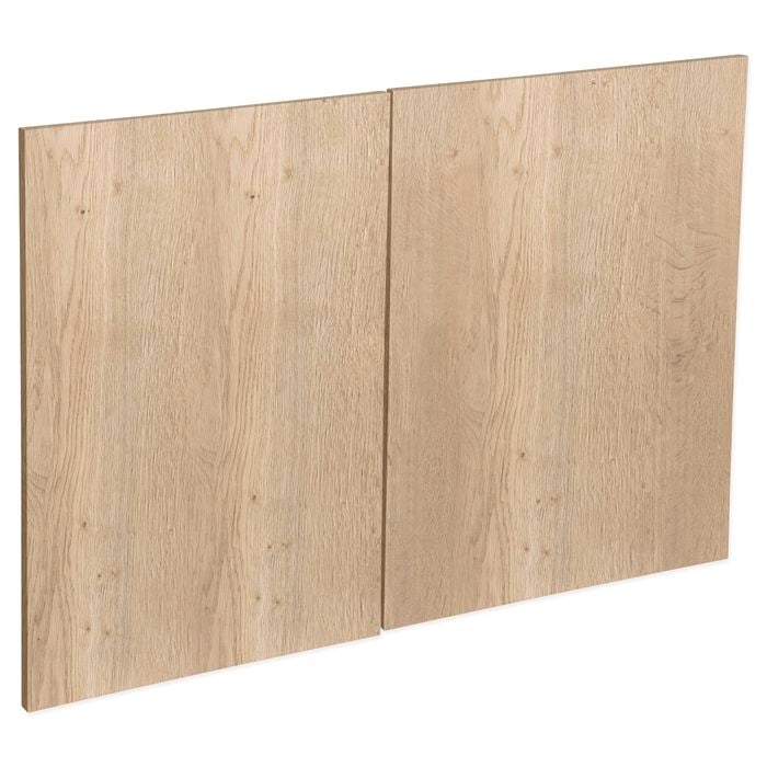 Kaboodle 900mm Hazelnut V Modern Rangehood Cabinet Doors - 2 Pack
