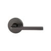 Schlage Graphite Medio Plus Series Alba Dummy Lever with QuickFix