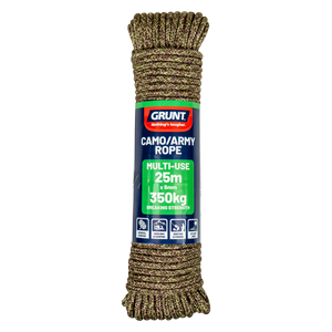 GRUNT 6mm x 25m Camo Design Rope Roll