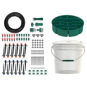 Garden Basics Drip Irrigation Kit with Storage Bucket