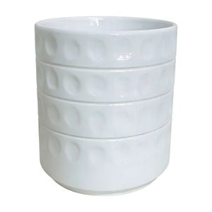 Astin Sinclair 245 x 245mm White Dots Ceramic Pot