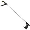 EQUIPMED 87cm Long Reacher Grabber Reaching Aid, Deluxe Magnetic Picker Tip, Key Hook, Lockable Nonslip Rubber Jaws, Lightweight