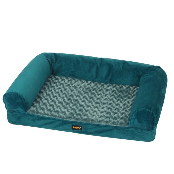 Pawz Memory Foam Calming Pet Sofa Bed XXL Blue