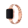 Stainless Steel Metal Slim Watch Band Strap - For iWatch 38mm 40mm 41mm [42mm Series 10] (Rose gold)