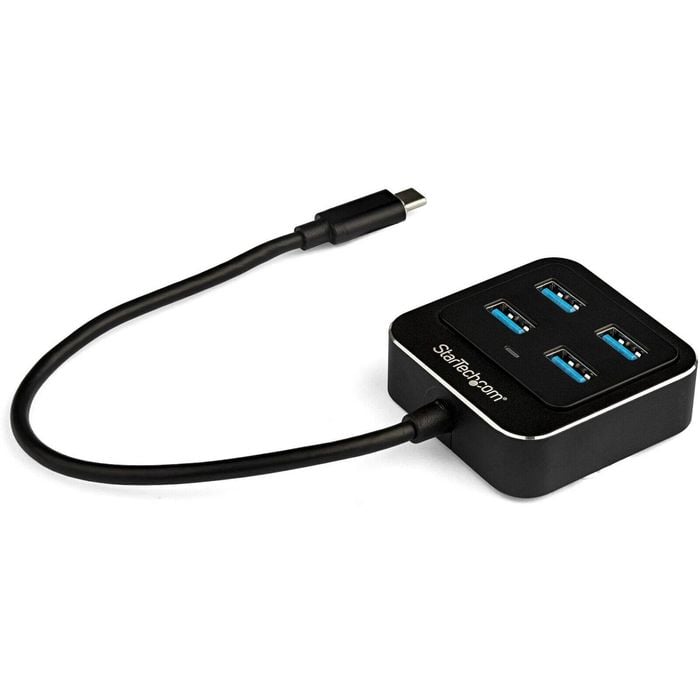 StarTech.com 4 Port USB C Hub - USB-C to 4xUSB-A - 10Gbps USB 3.2 Gen 2 Type-C Hub - USB Bus Powered