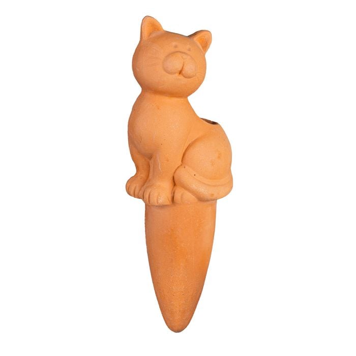Northcote Pottery Self-Watering Cat Terracotta Stake