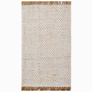 Handwoven Jute Rug-Bali-1140-Ivory/Natural-80x150cm
