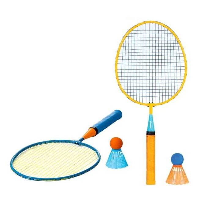 Franklin Smashminton Outdoor Game W/ Rackets & Foam Shuttlecocks Orange/blue