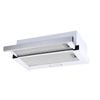 Bellini 60cm Slide Out Rangehood White Finish with S/S Fascia
