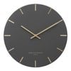One Six Eight London  LUCA Charcoal 60cm Silent Wall Clock
