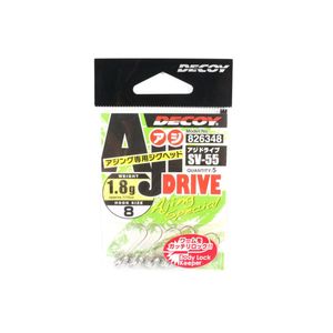 Decoy Aji Drive SV55 Finesse Ajing Fishing Jig Head 1/16oz 8