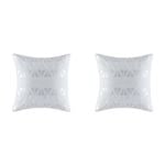 2PK Kas Australia Zuma Euro Throw Pillowcase 65x65cm - White