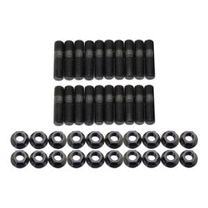 20 Pcs M10x1.5x45mm High Tensile Stud Kit For Manifold & Turbo