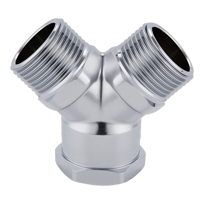 Kinetic - Y Fitting M20 x M20 x F15mm Chrome