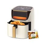 Advwin 8l Air Fryer Cream White