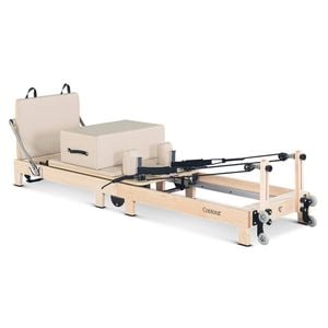 Go Easy Contour Folding Wooden Pilates Reformer Machine - Beige